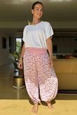 Made in Italy Harem Balloon Pant Peony Candy /10 = ~ 